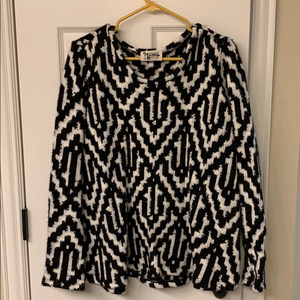 Print sweater